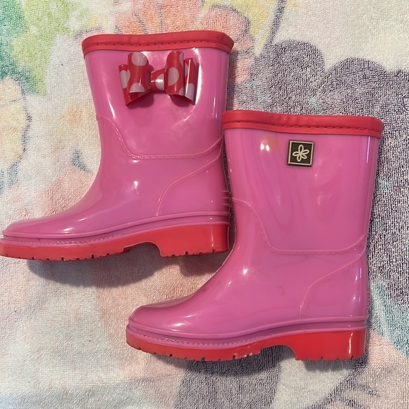 Matilda Jane Toddler rain boots EUC size 7 toddler - Picture 2 of 5